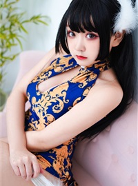 Naoyuki Enda NO.020 blue cheongsam(36)